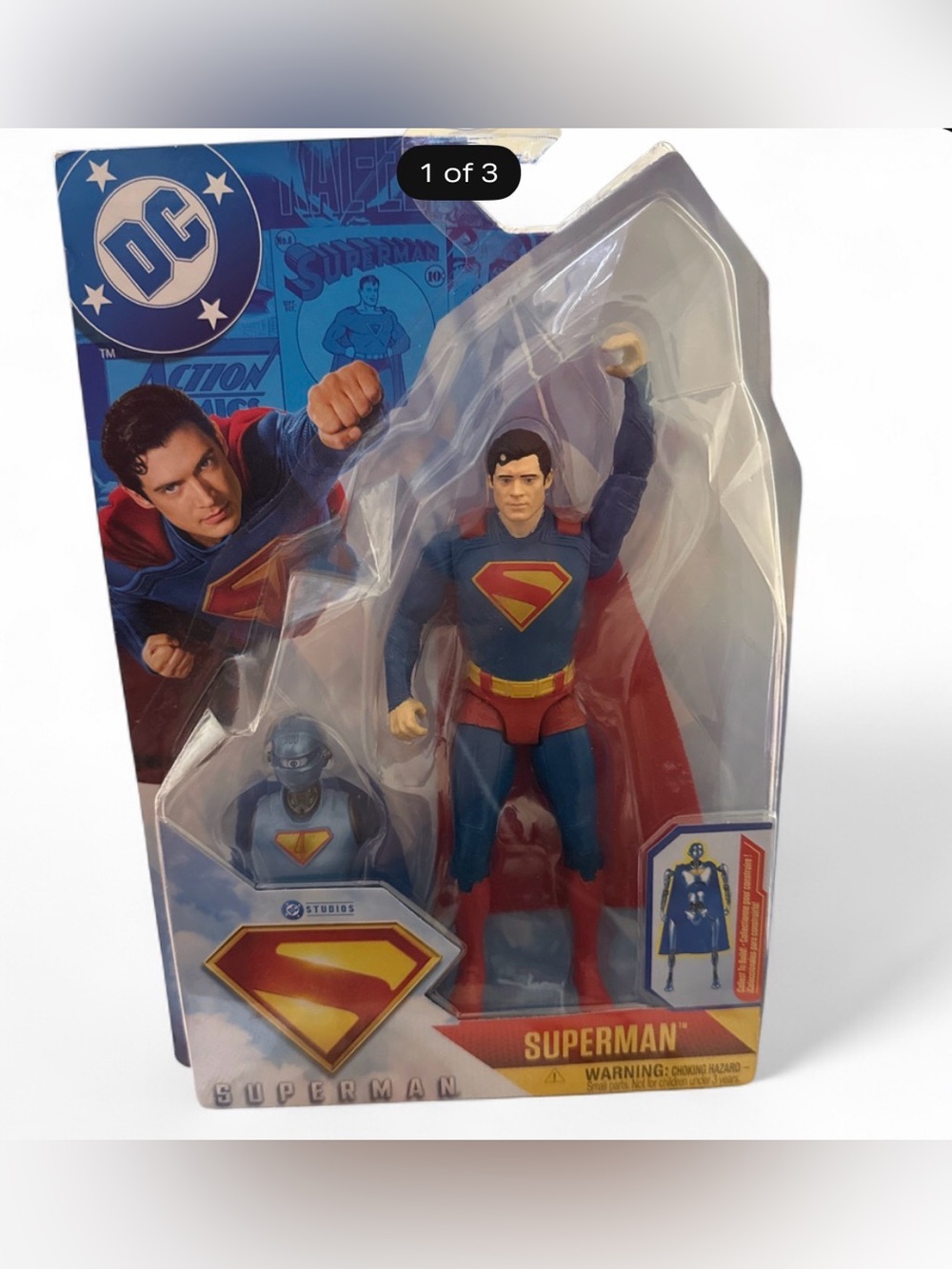 DC Superman Action Figure - Blue, Red & Yellow